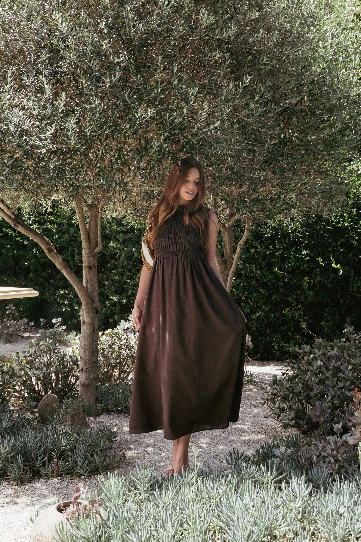 Lanna Maxi Dress Chocolate
