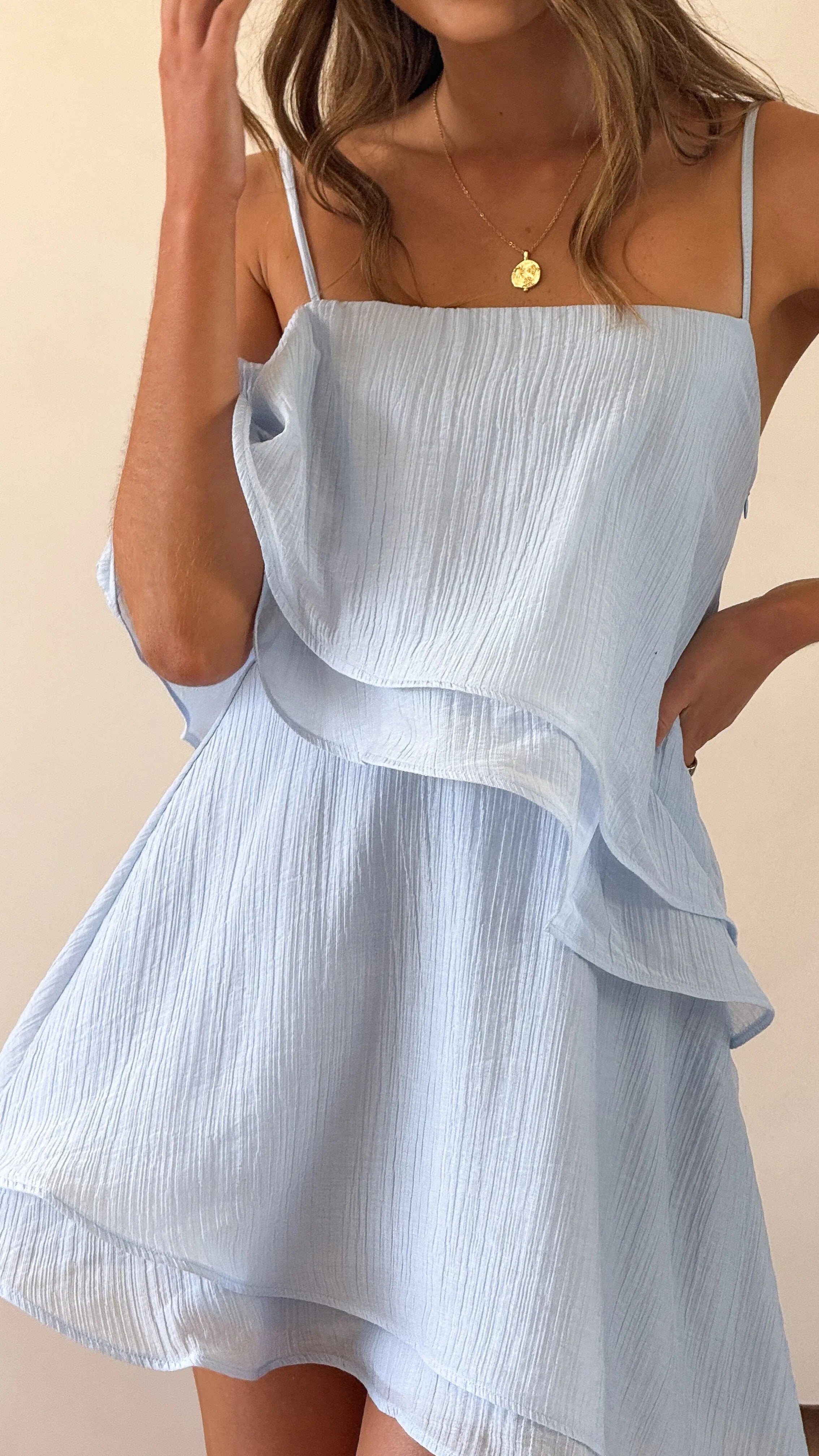 Elain Mini Dress Blue