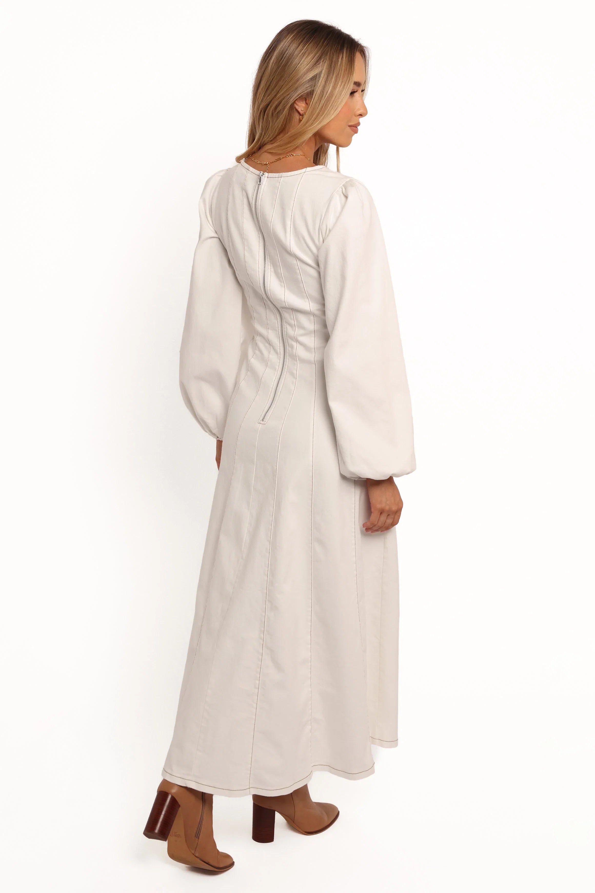 Cilla Midi Dress White