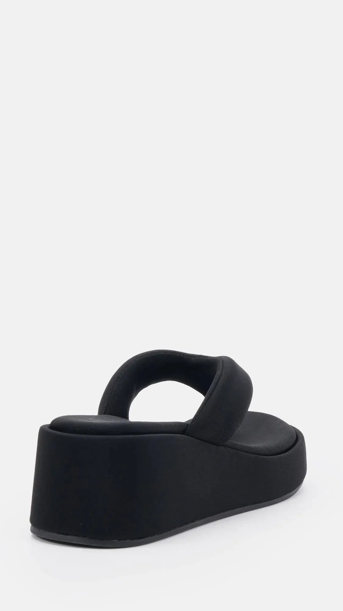 Bibiana Platform Thong Black