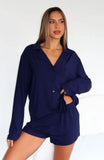 Dreamscape Long Sleeve Pyjama Set Navy