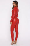 Toxic Jumpsuit Red