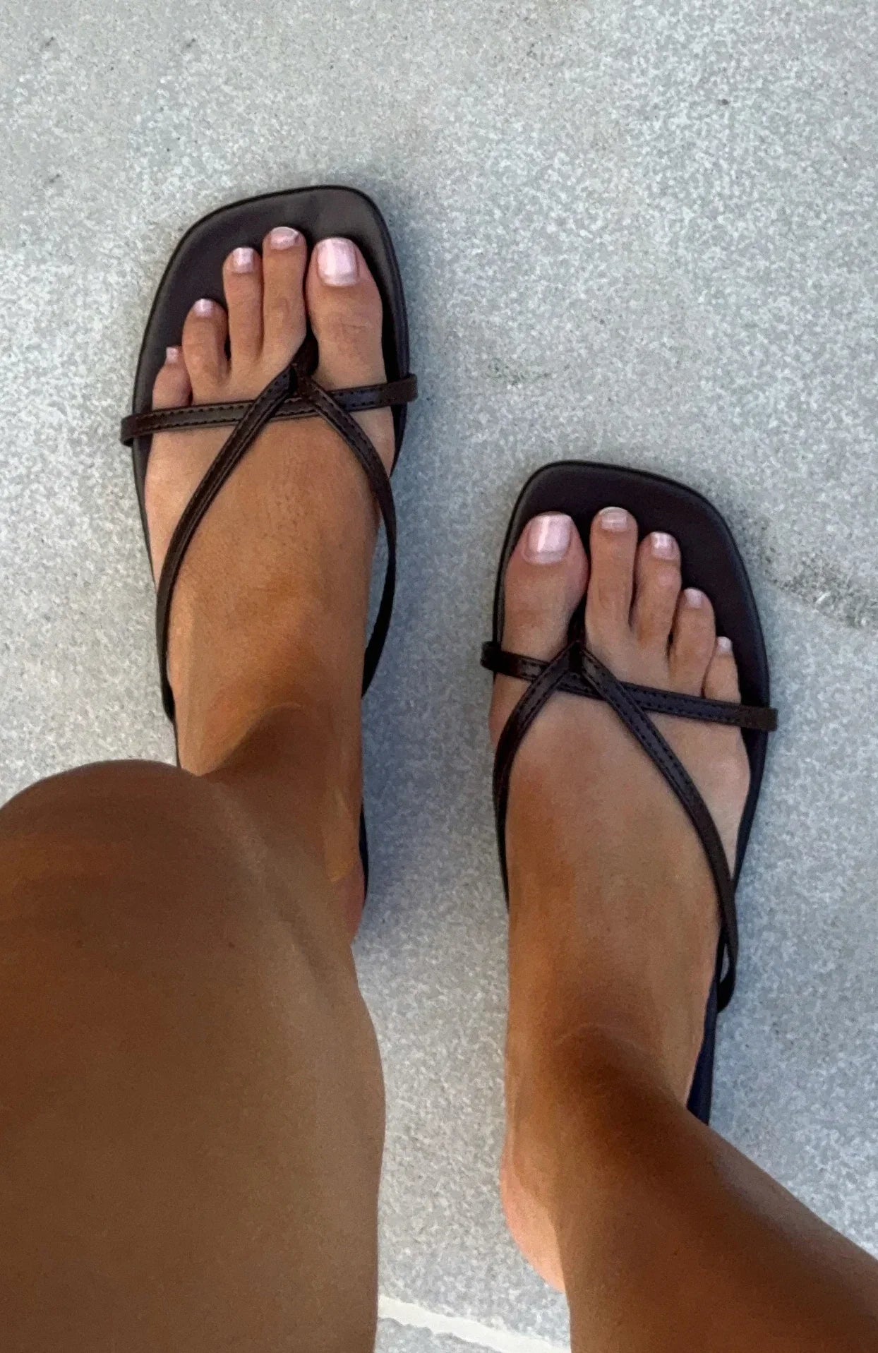 Ailani Thong Sandals Chocolate
