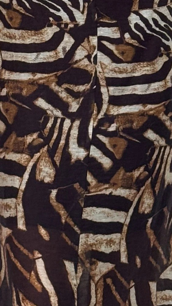 Sharn Maxi Dress Chocolate Zebra