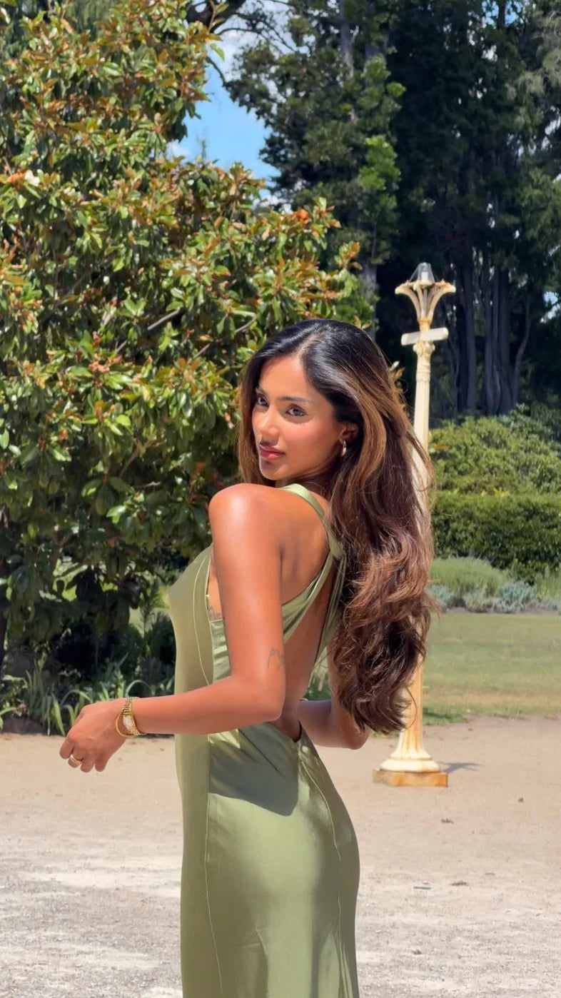 Eva Maxi Dress Olive