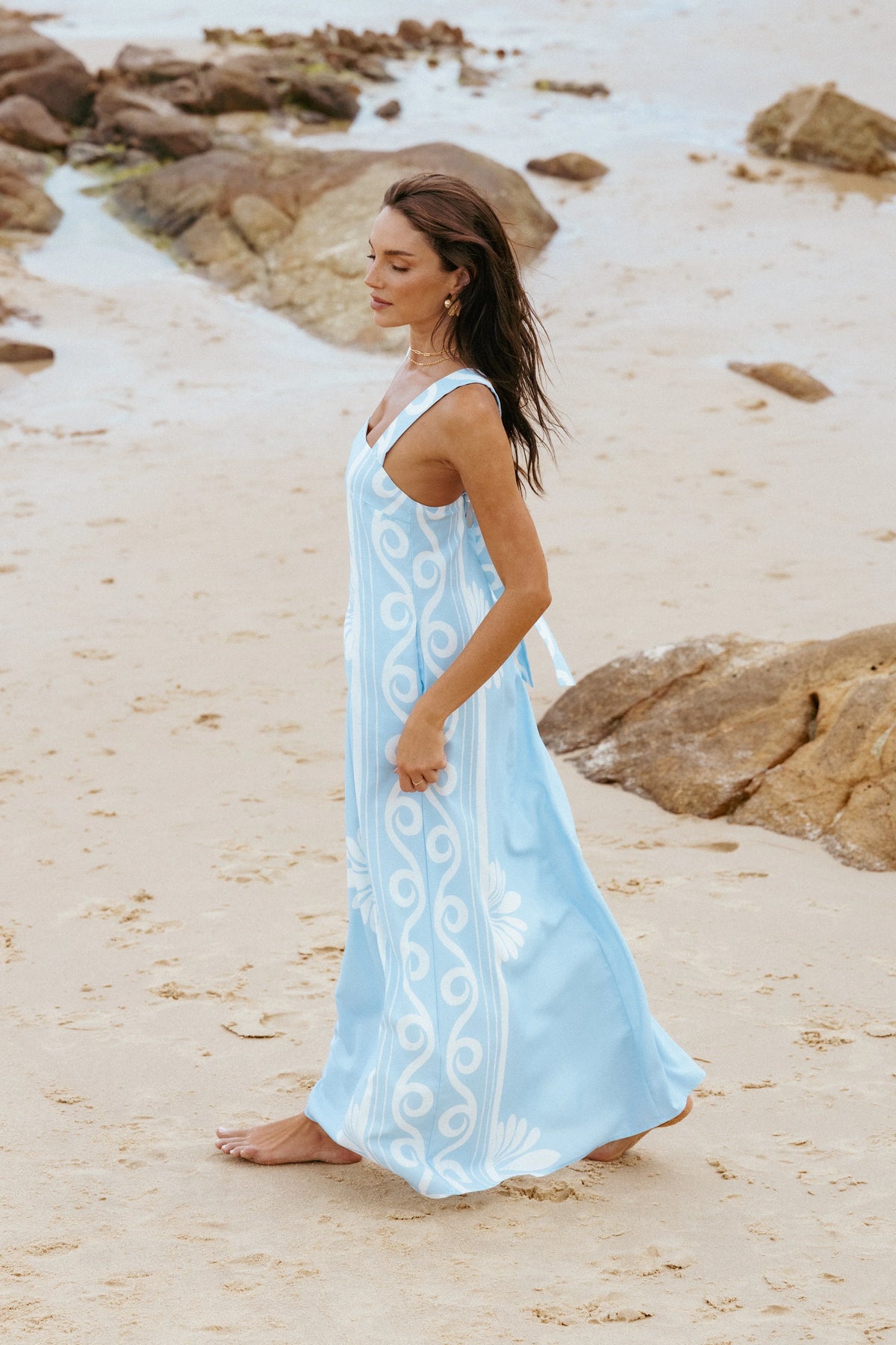 Valeria Maxi Dress Blue