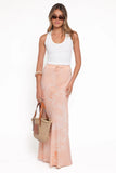Marissa Maxi Skirt Peach Floral