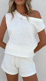 Robin Off Shoulder Top White
