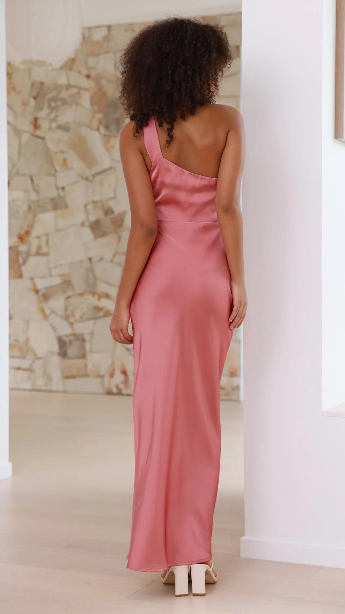 Greta Maxi Dress Baked Rose