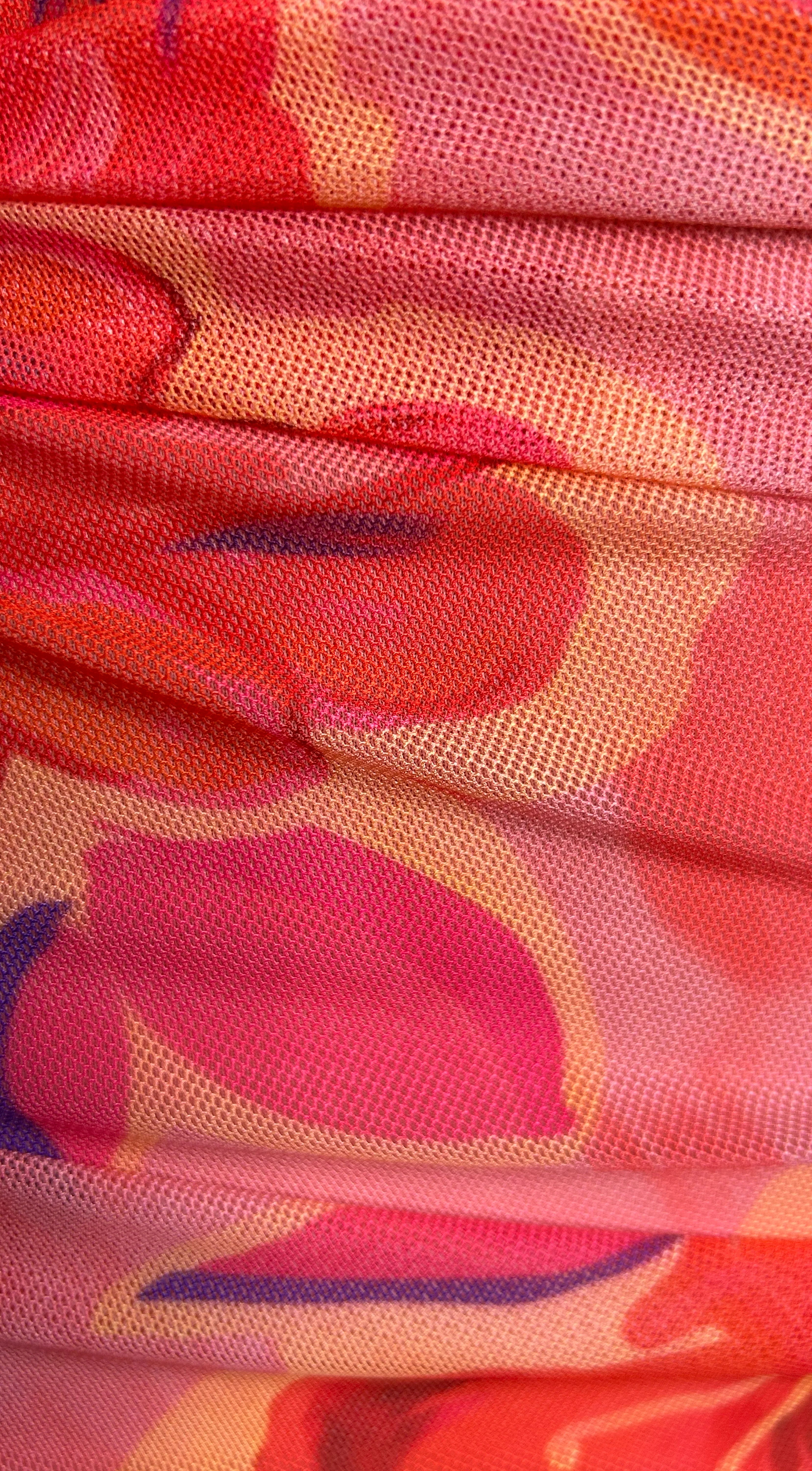 Sirenya Tropical Floral Halter Maxi Dress Coral Pink