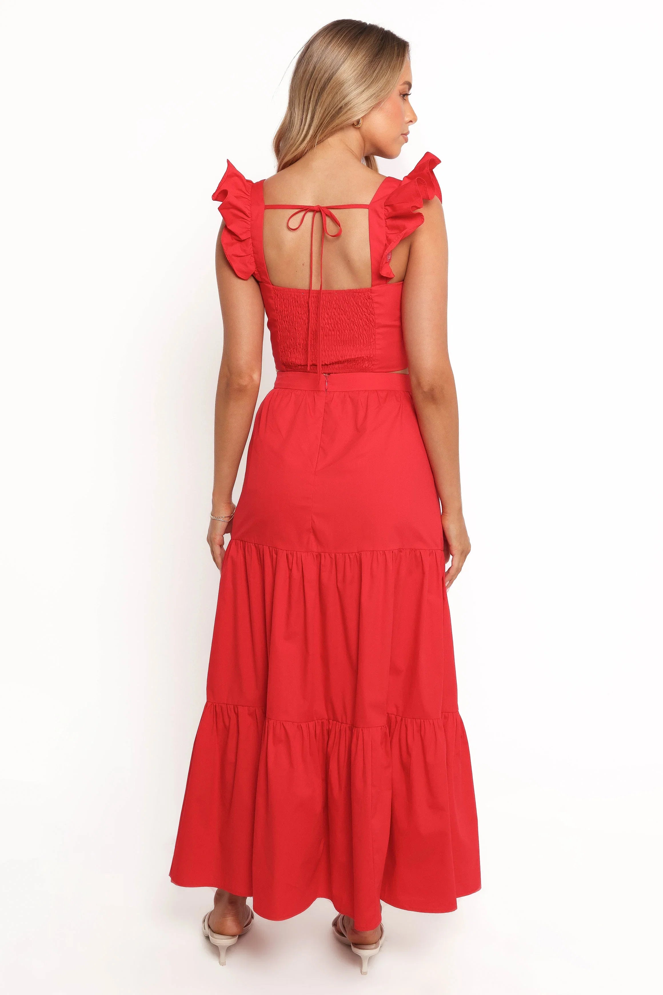 Roxia Skirt Set Red