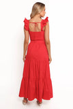 Roxia Skirt Set Red