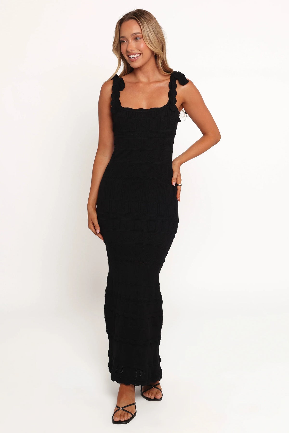 Anicia Midi Dress Black