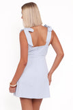 Giada Mini Dress Pale Blue