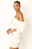 Nisha Strapless Mini Dress White