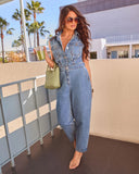 Everyday Fit Sleeveless Denim Jumpsuit