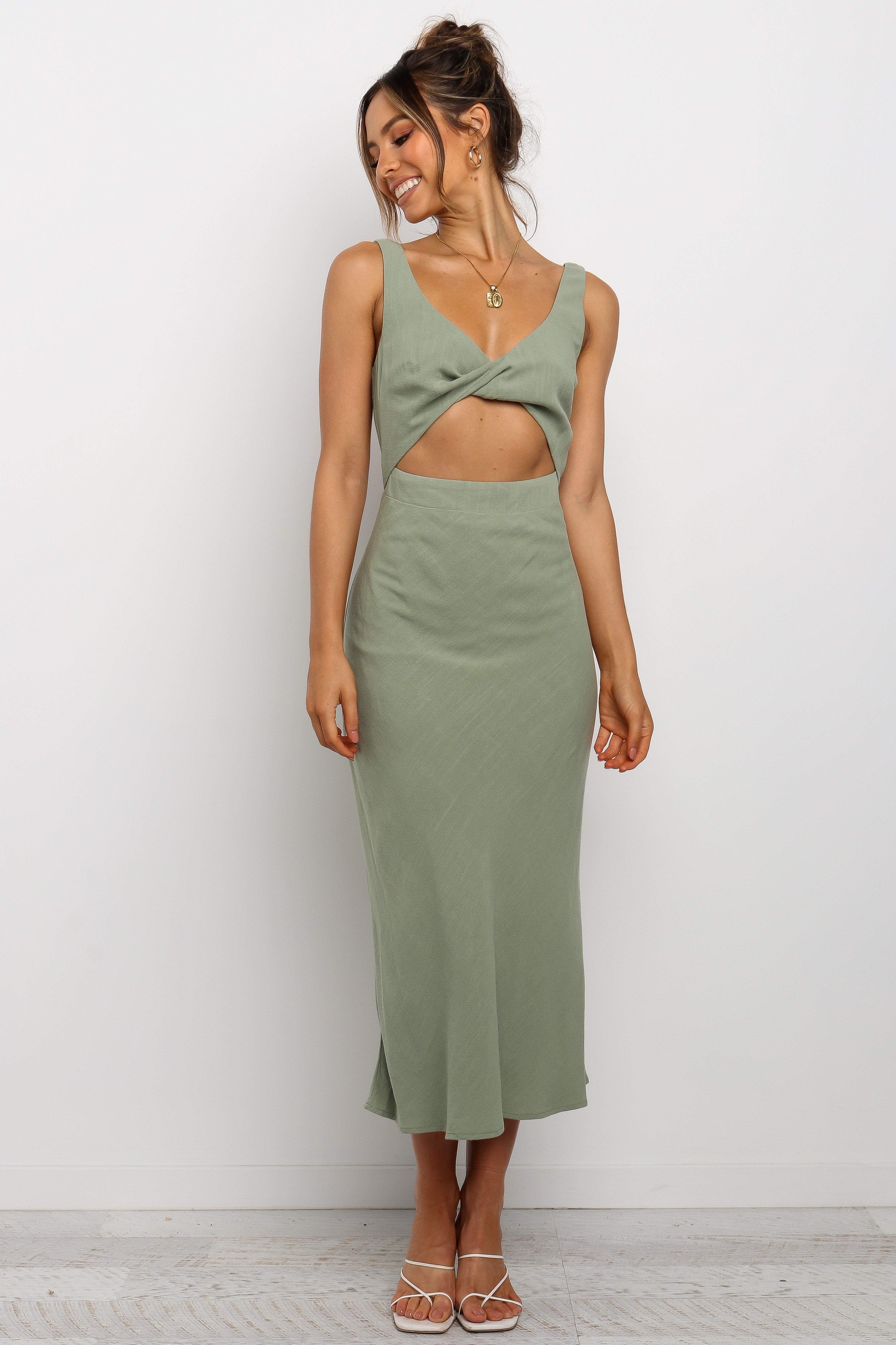 Apollo Dress Olive