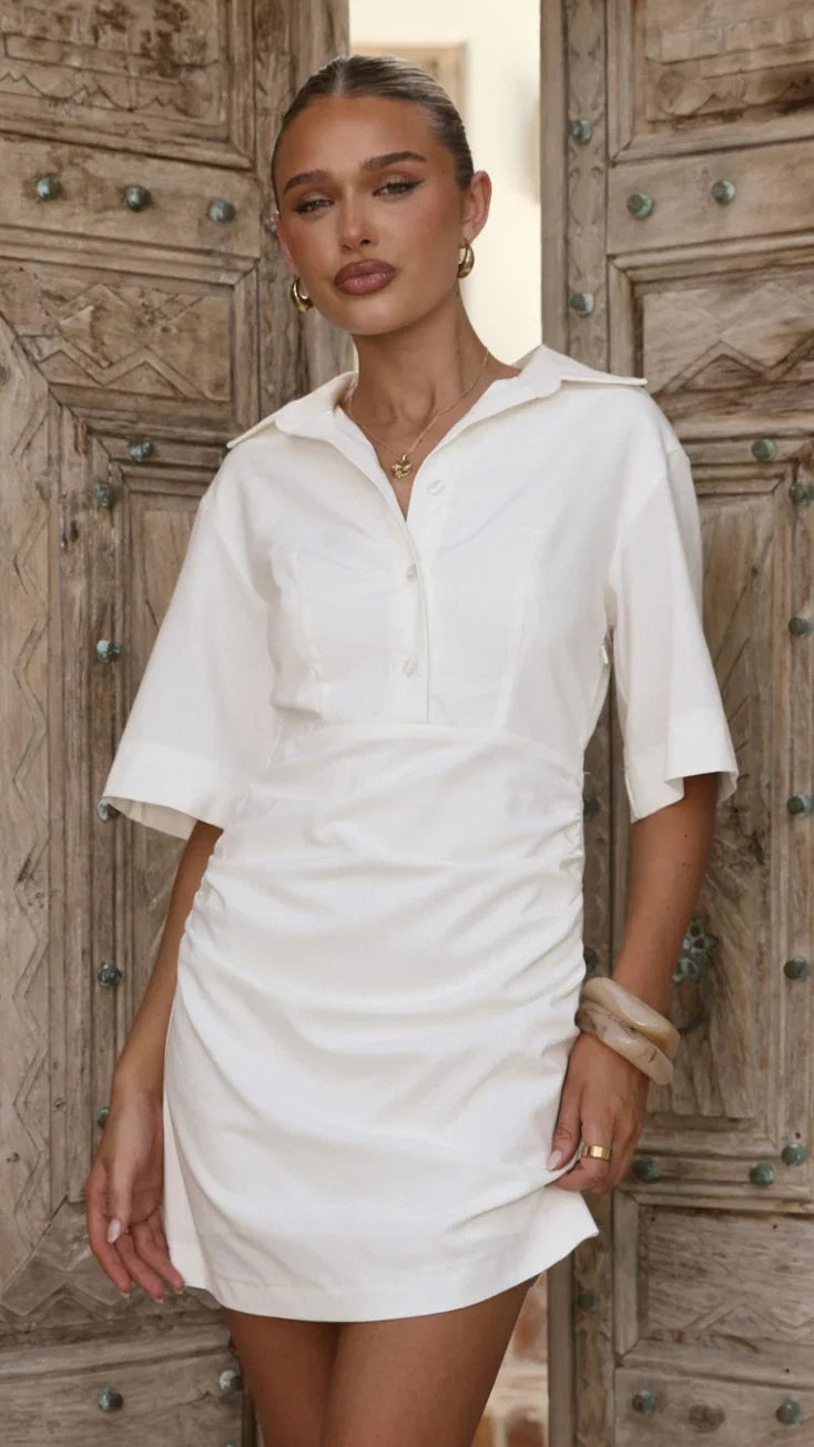 Sydney Mini Dress White