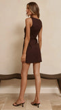 Anneka Mini Dress Chocolate