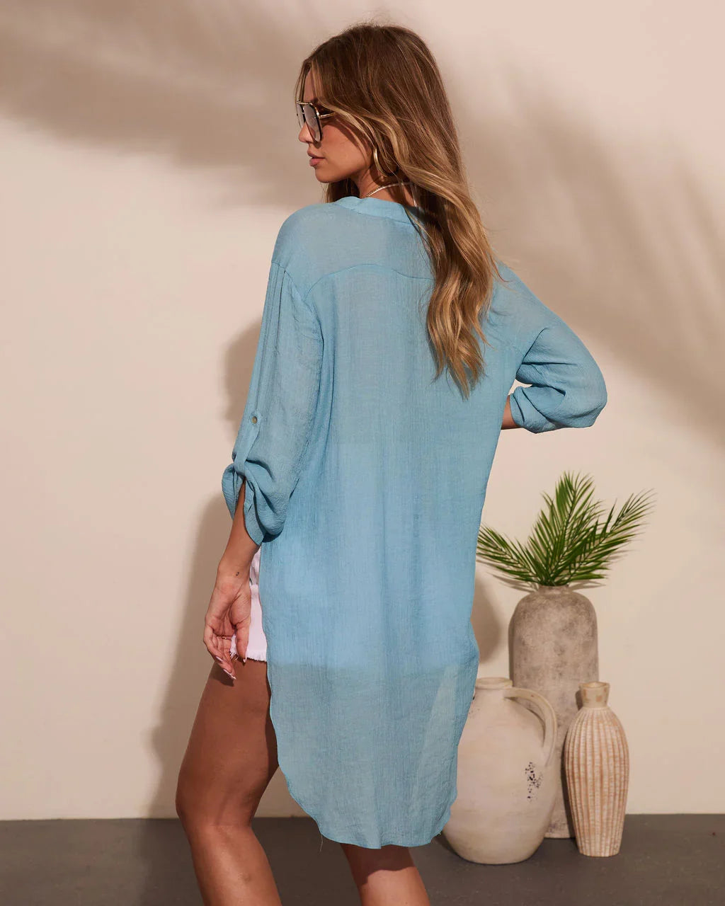 Sunshine Darling Cover Up Tunic Top