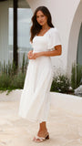 Lainey Midi Dress White