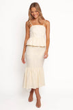 Xami Skirt Set Pale Yellow