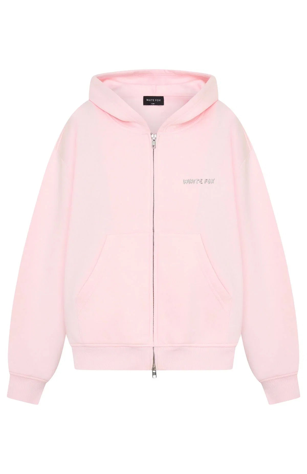 Test Drive Boxy Zip Front Hoodie Icy Pink