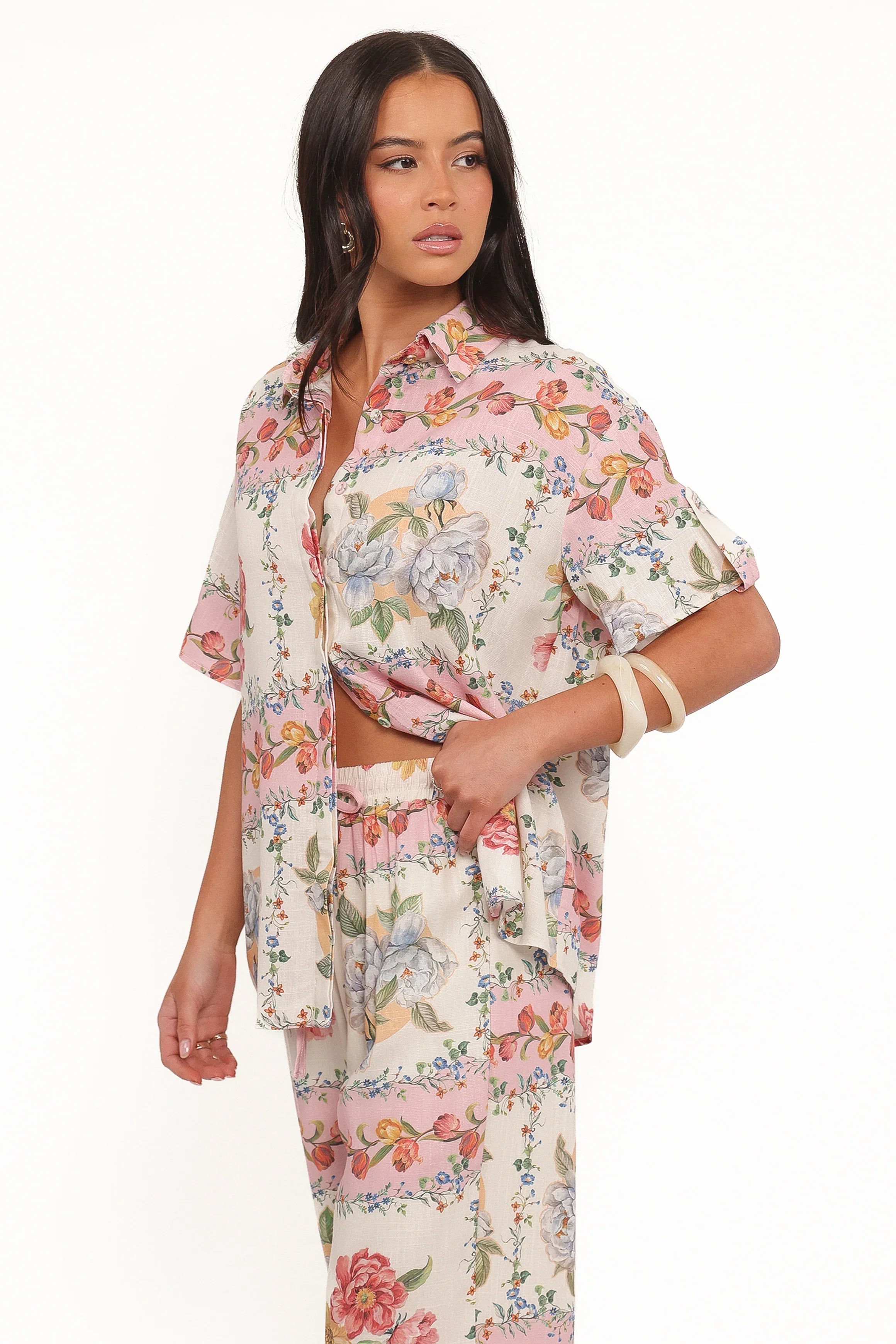 Cascais Shirt Rose Tile