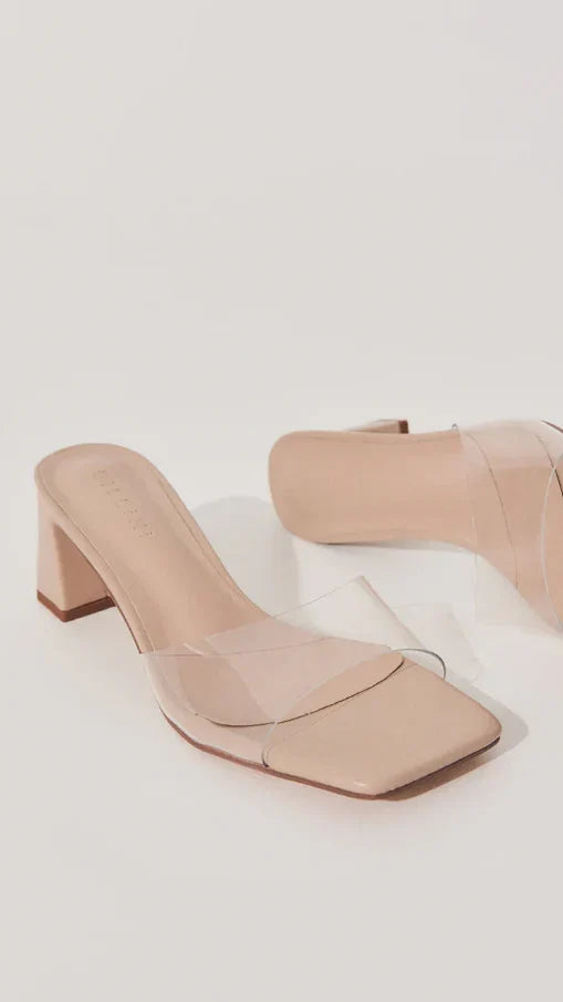 Finbar Heel Clear Nude