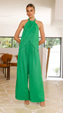 Melinda High Waist Pants Green