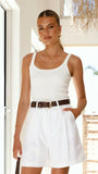 Emmaline Shorts White