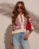 Kindred Coast Striped Knit Sweater