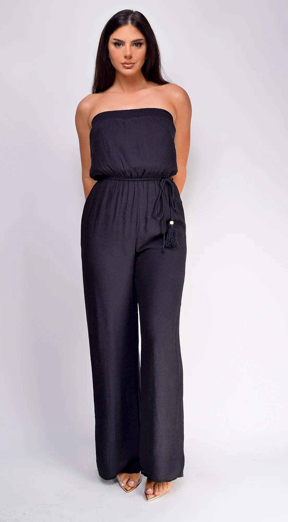 May Tube Jumpsuit Black