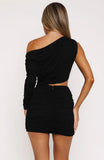 Cant Give In Mini Dress Black