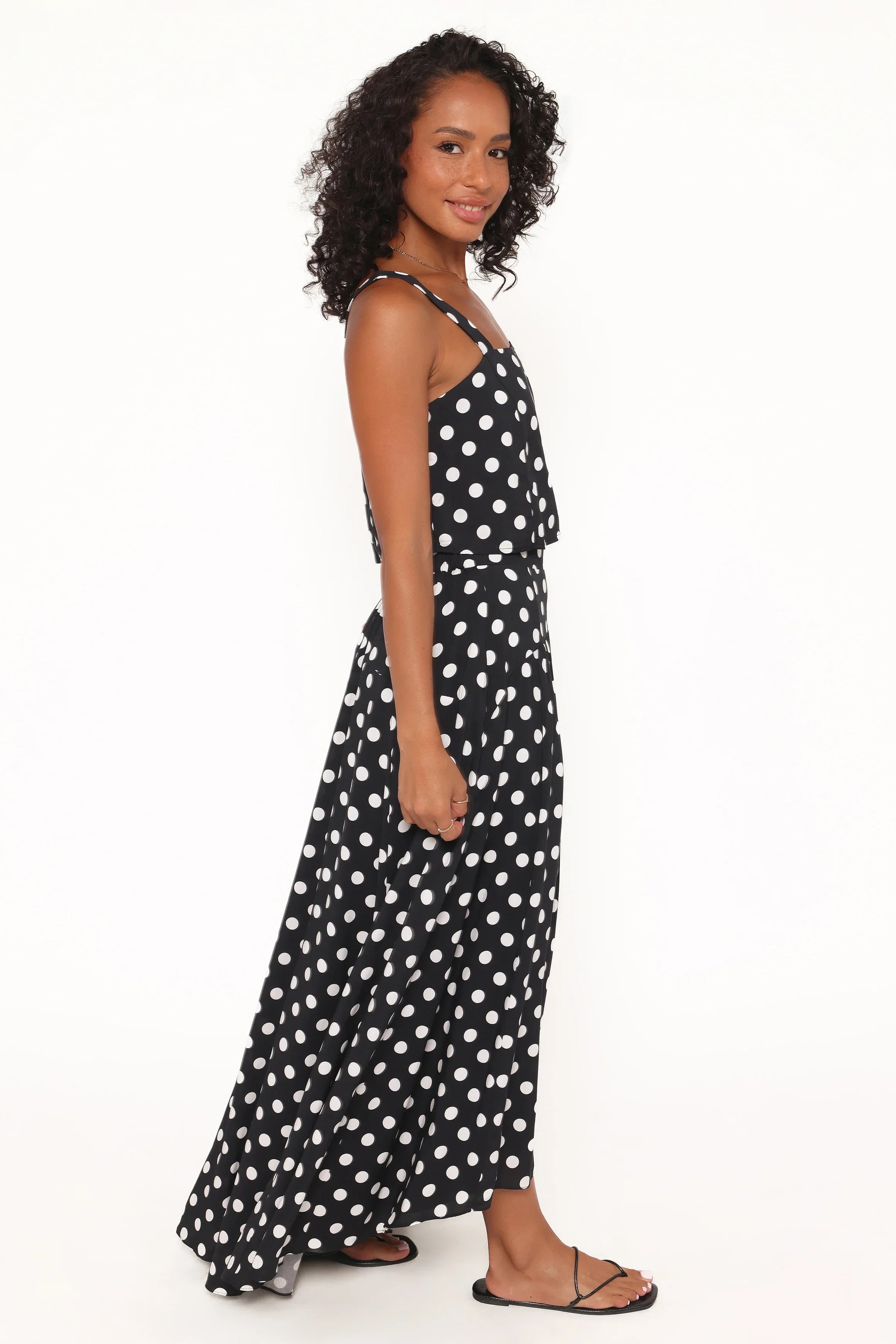 Lulu Set Black Polka Dot