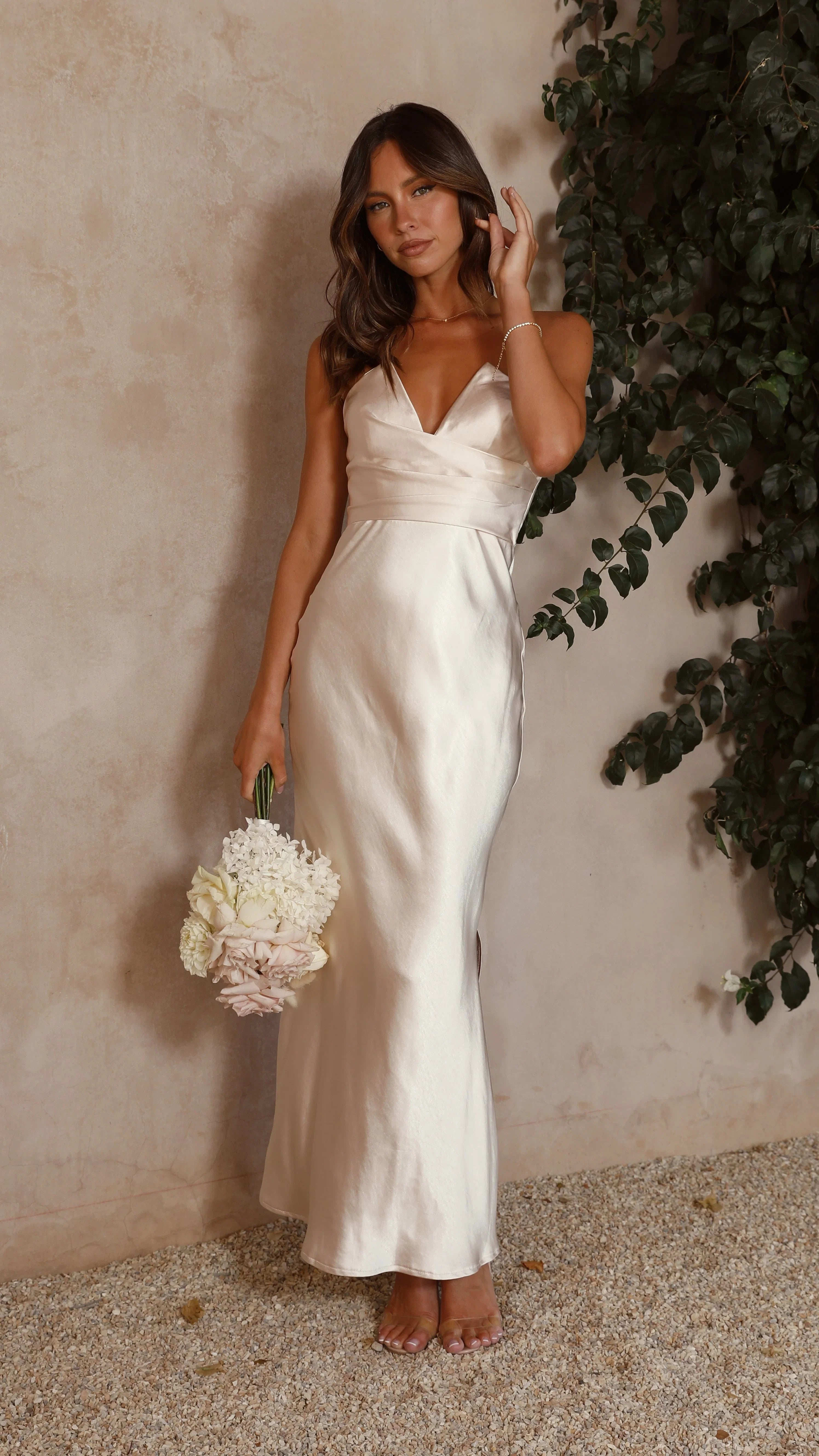Valerie Maxi Dress Champagne