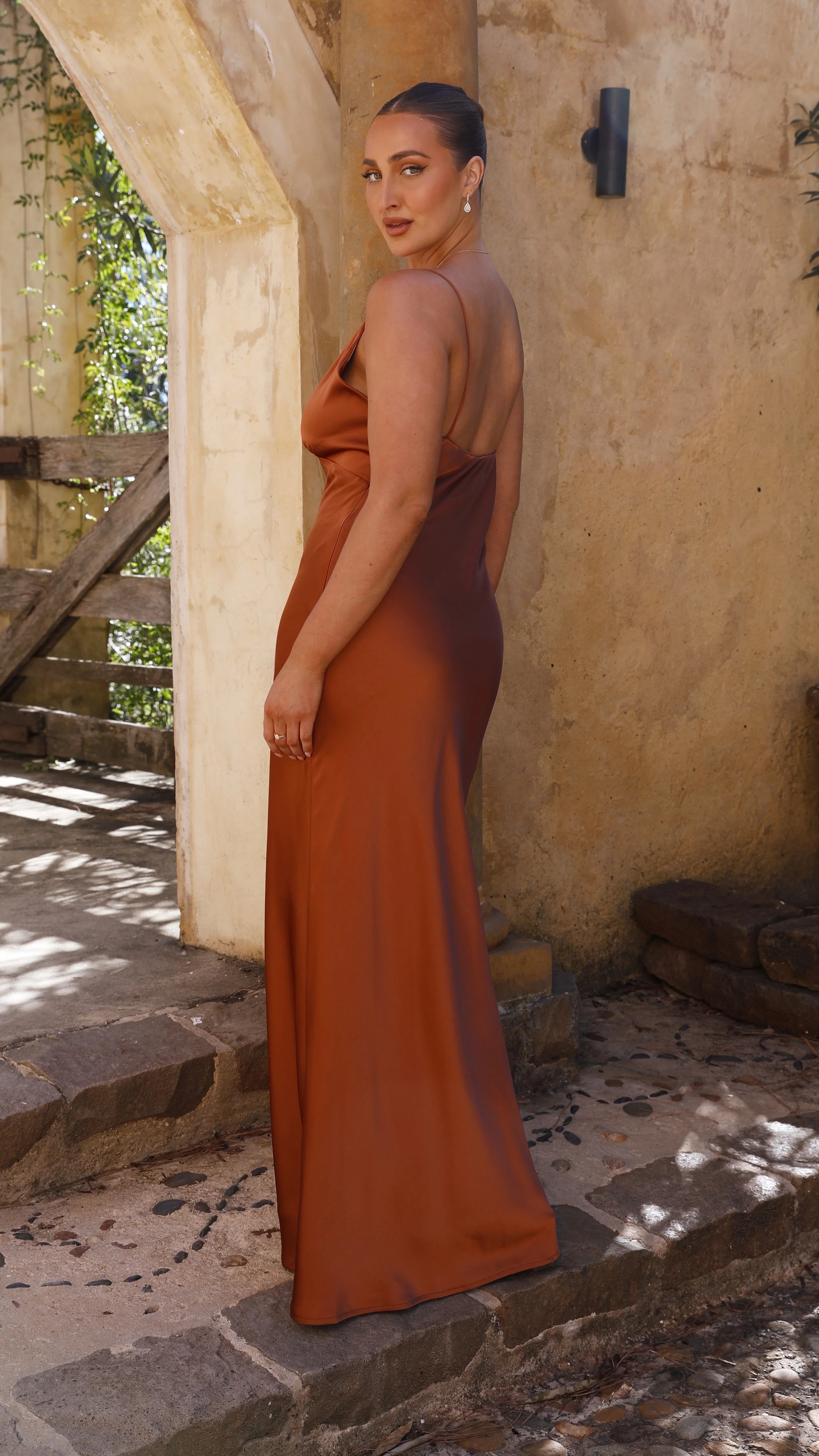 Ziah Maxi Dress Copper