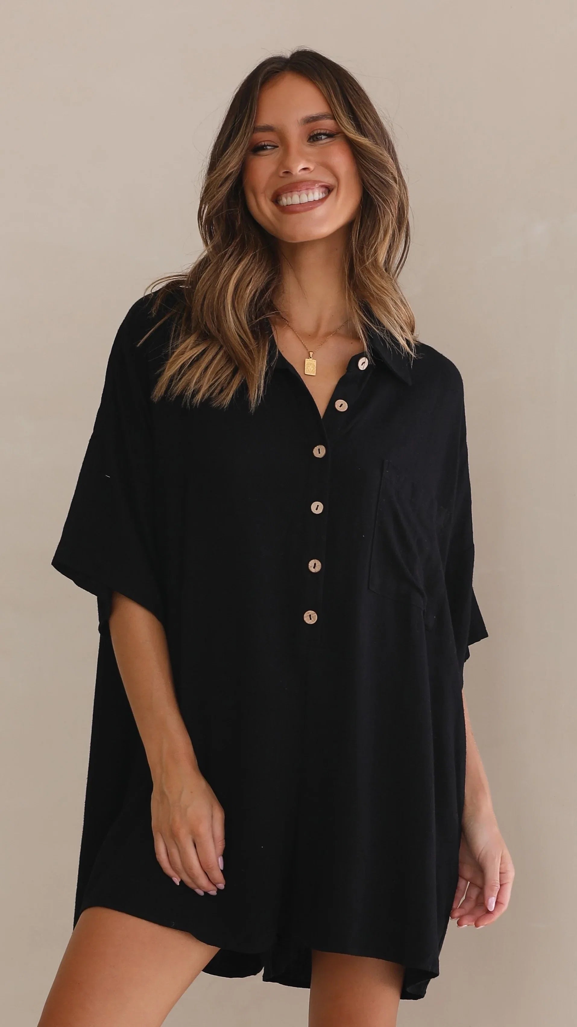 Keely Playsuit Black