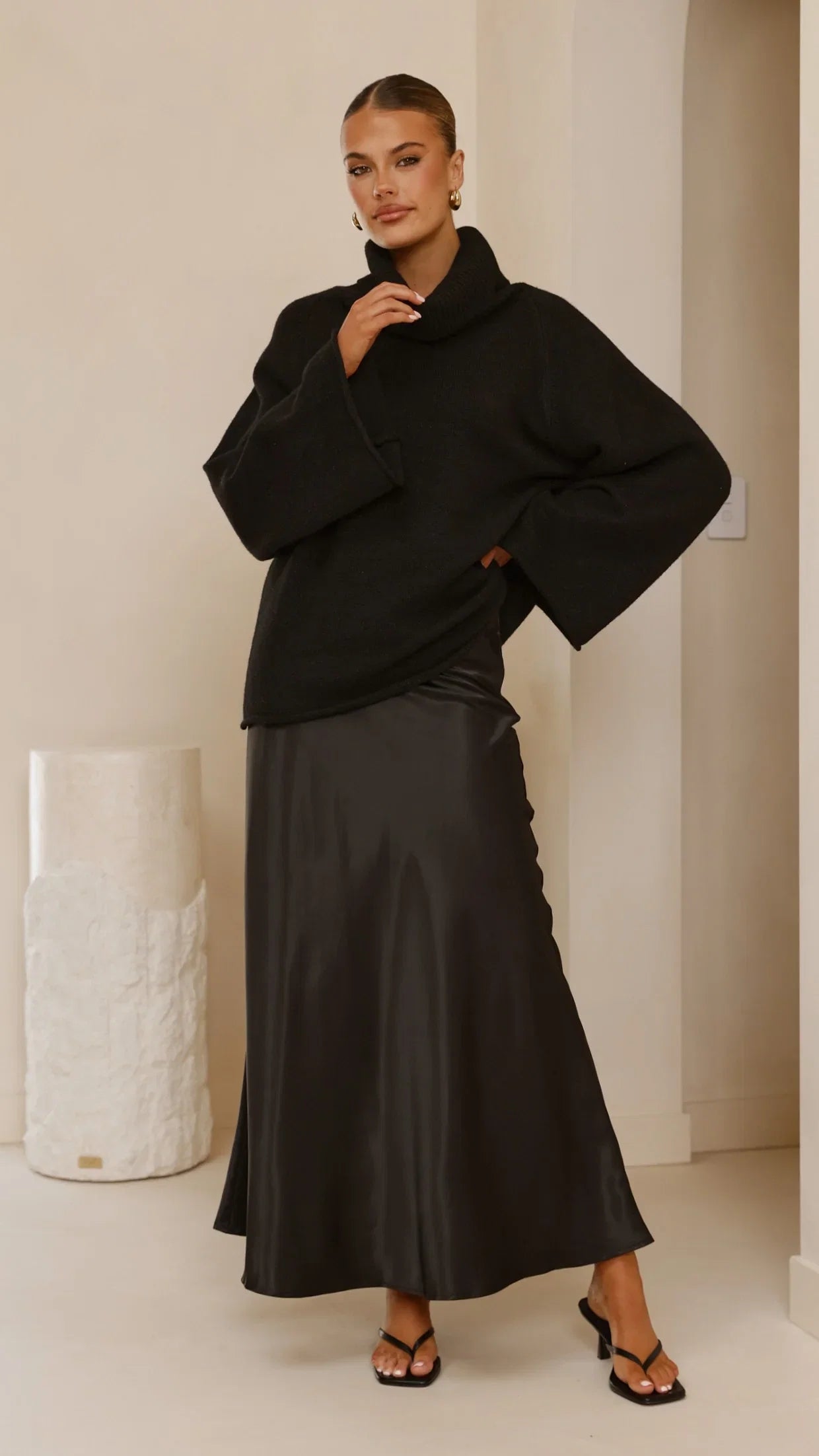 Jacques Knitted Jumper Black