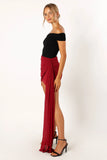Night Lover Mini Skirt Merlot