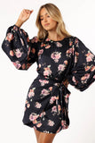 Emillia Dress Dark Floral
