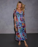 Sweet Blooms Floral Maxi Dress