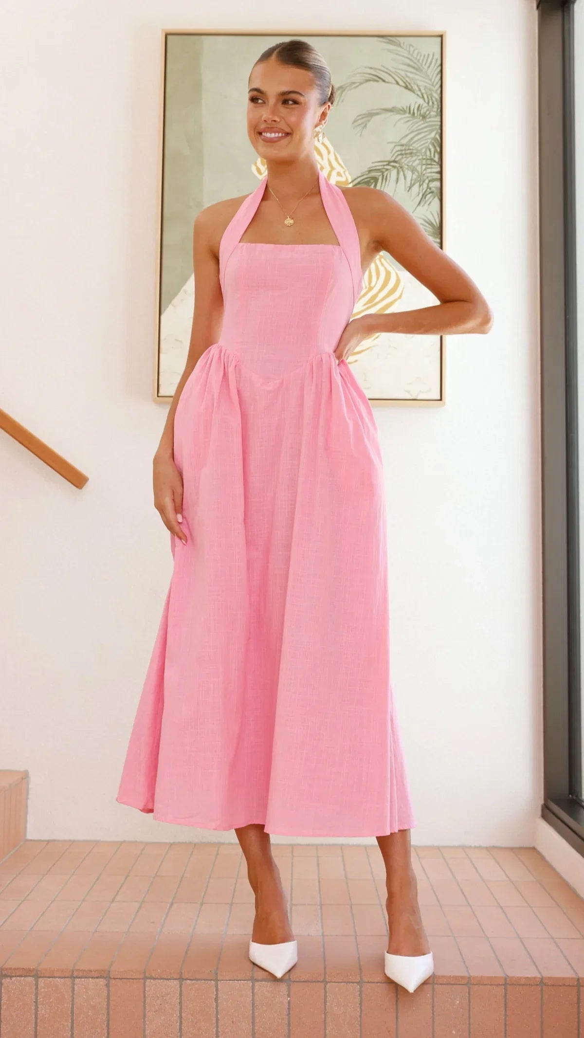 Caden Maxi Dress Pink