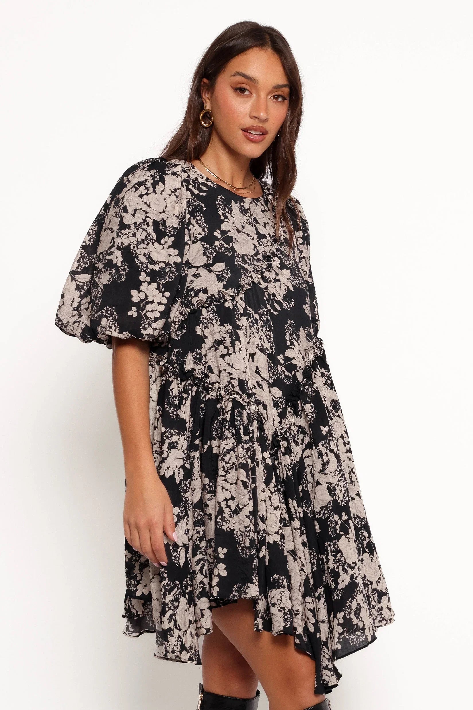Zinta Mini Dress Floral Print