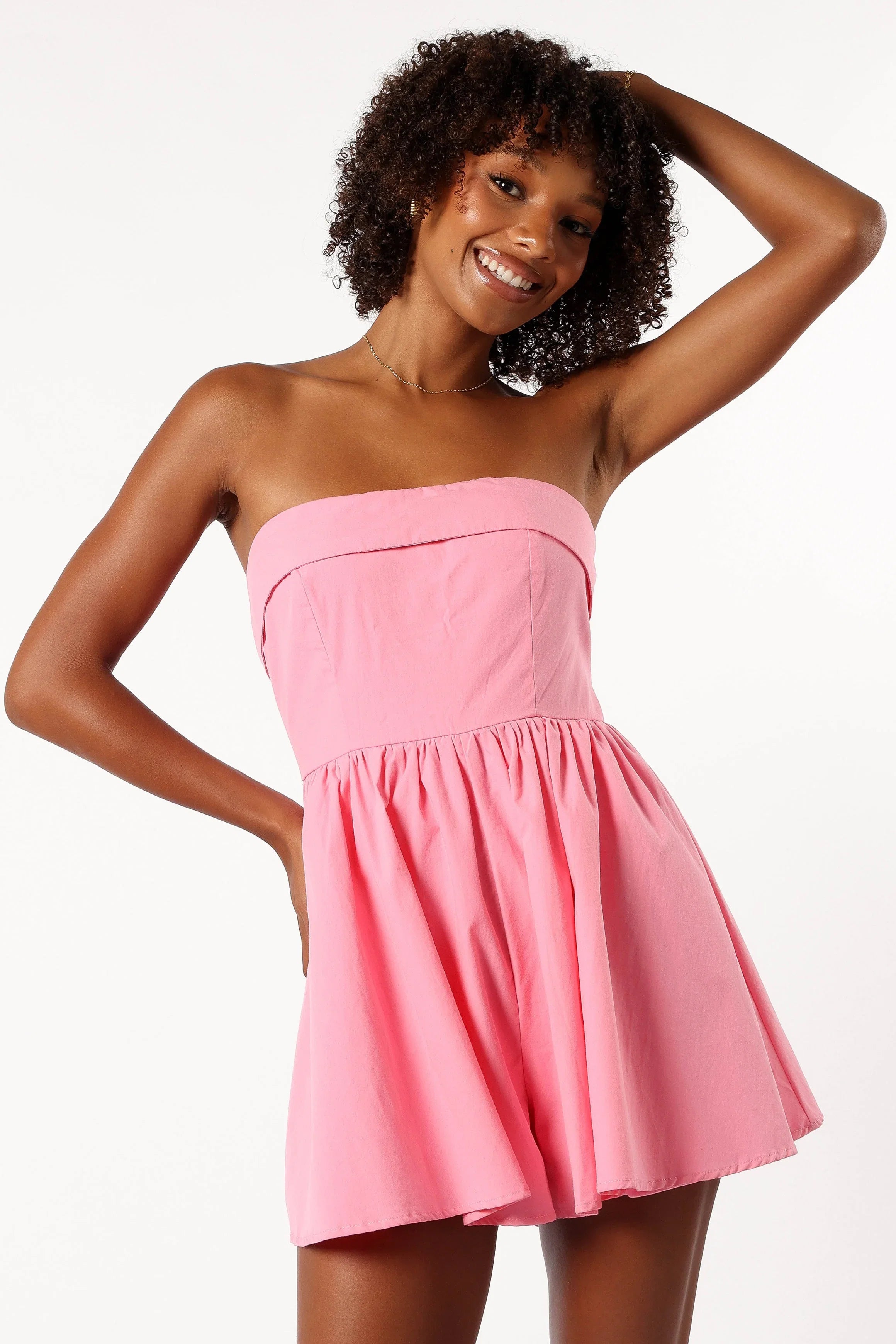 Beatrice Romper Pink