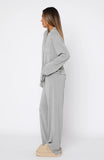Pillow Talk Long Sleeve Pyjama Set Grey Marle