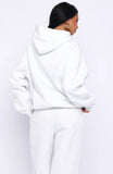 Vibe Too High Oversized Hoodie Grey Marle