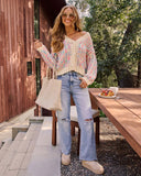 Holly Light Knit Multi Color Cardigan