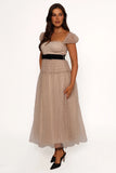 Bryn Midi Dress Nude