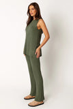 Silvie Knitted Set Olive